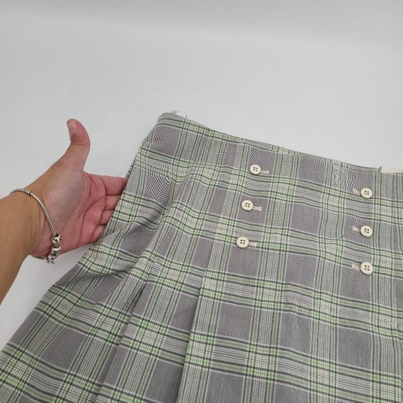 Izod XFG Plaid Skort Mini Pleaded Golf Skirt - Picture 6 of 10